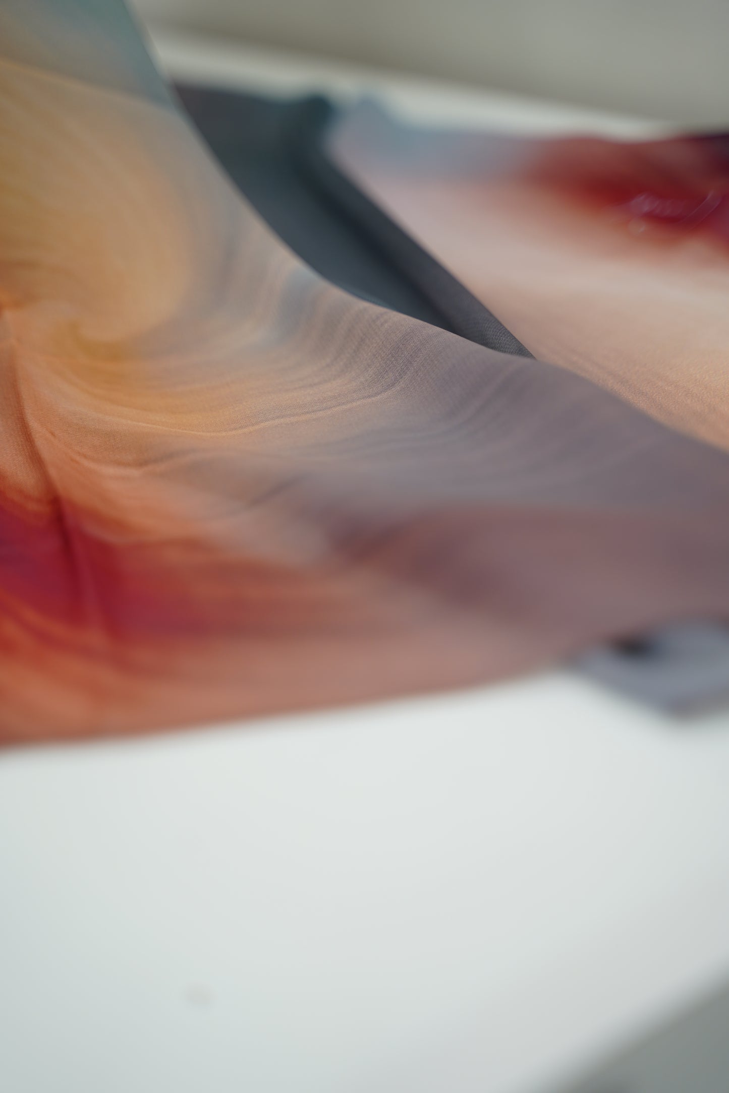 Foulard imprimé crepe chiffon