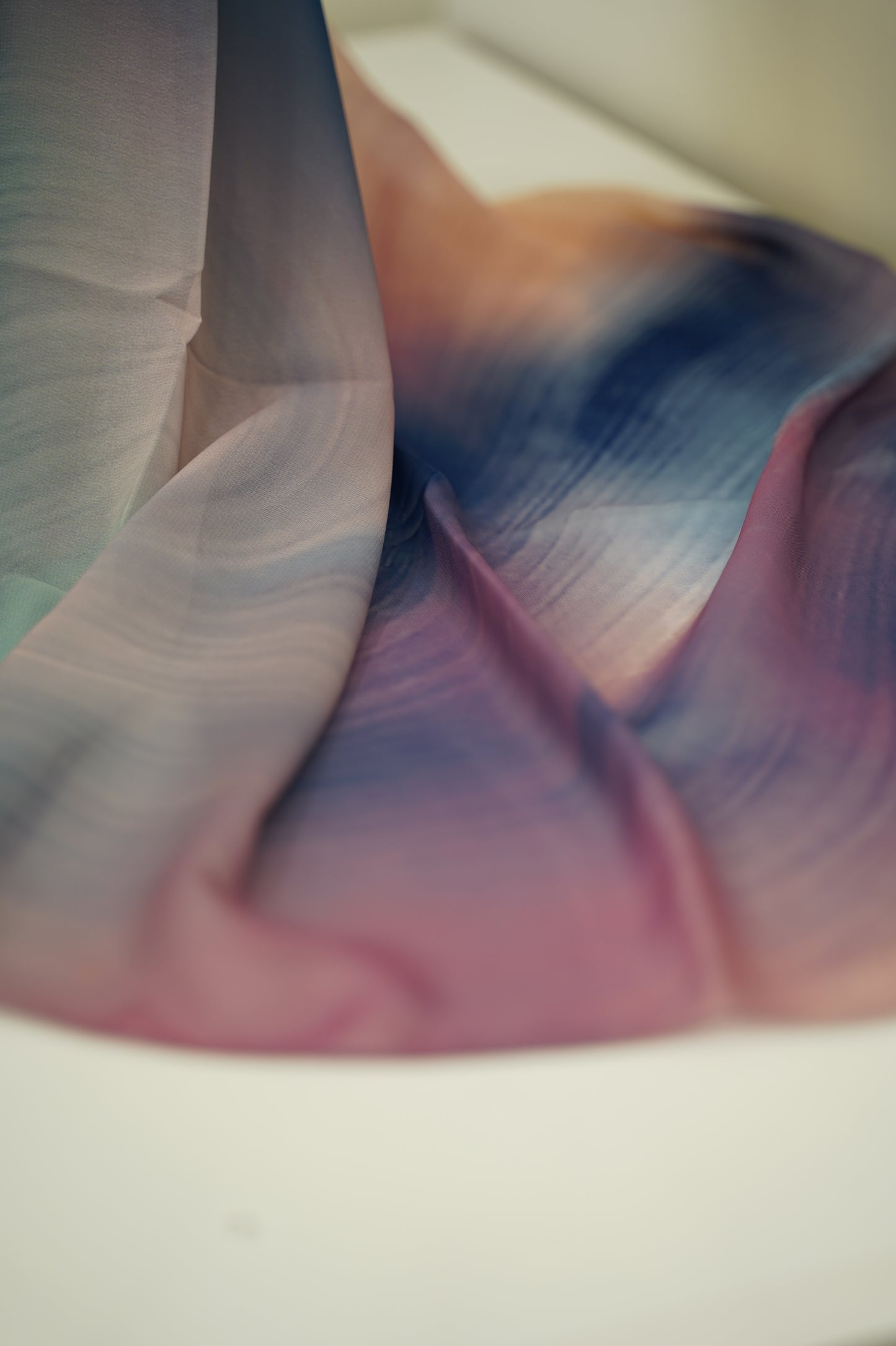 Foulard imprimé crepe chiffon