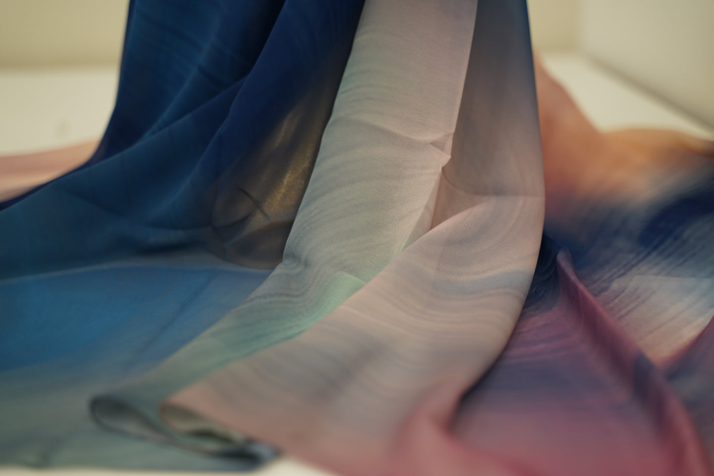 Foulard imprimé crepe chiffon