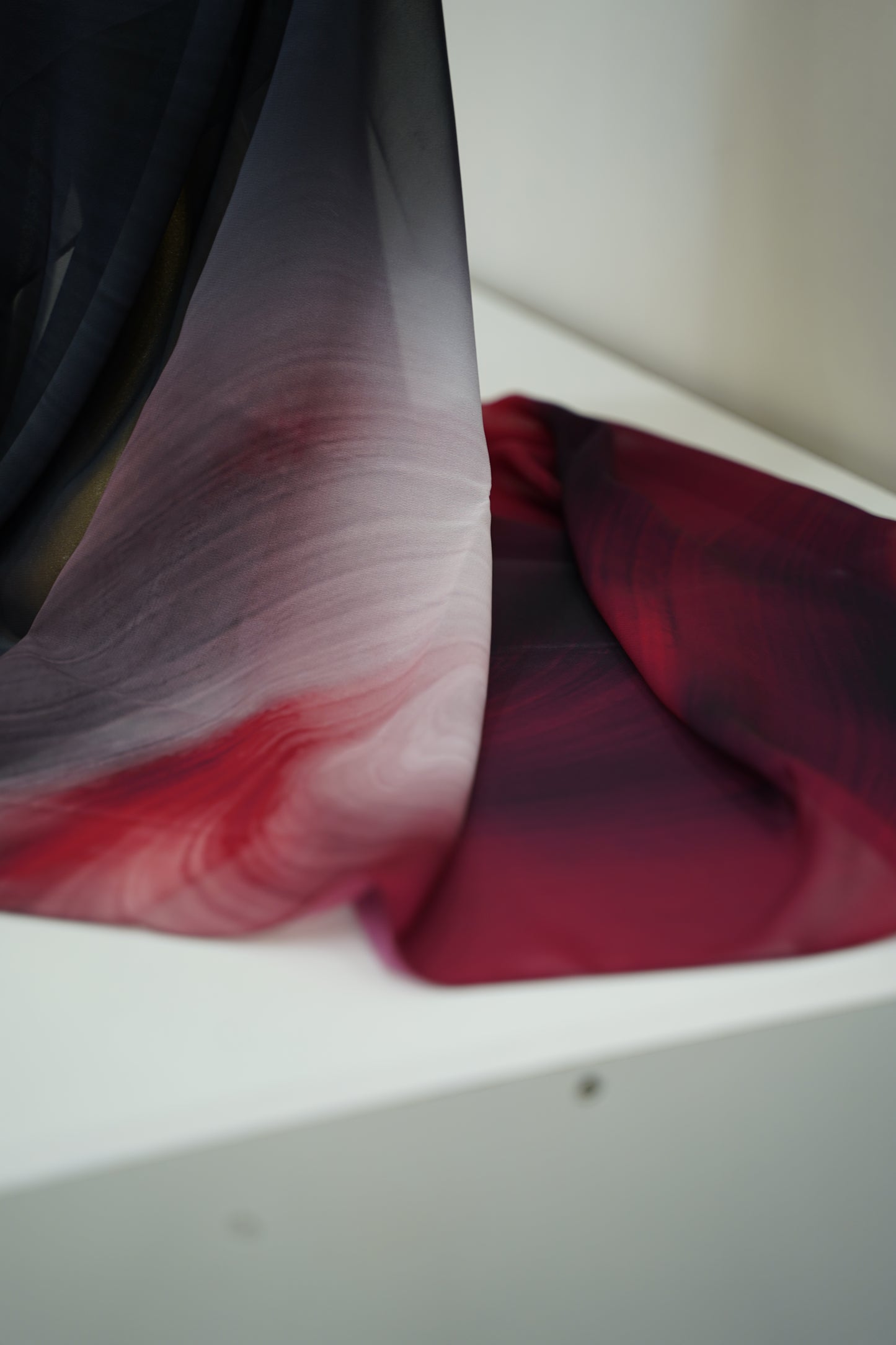 Foulard imprimé crepe chiffon