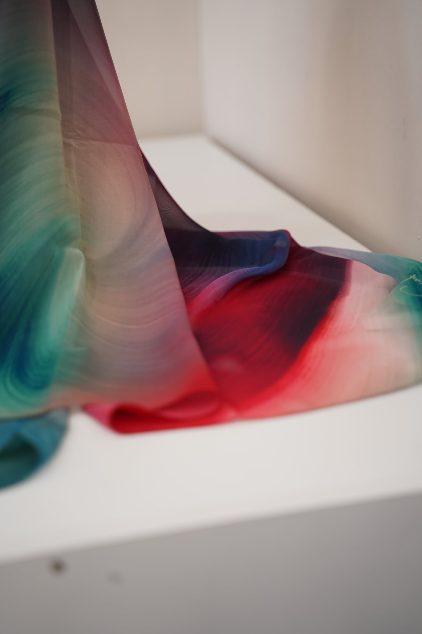 Foulard imprimé crepe chiffon