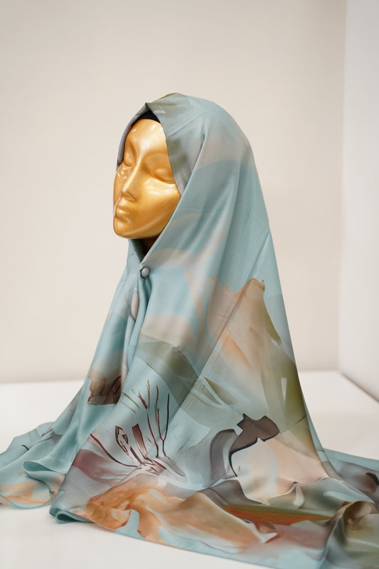 Foulard imprimé en soi
