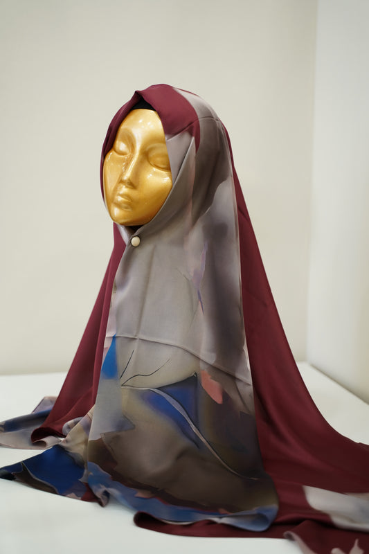 Foulard imprimé en soi