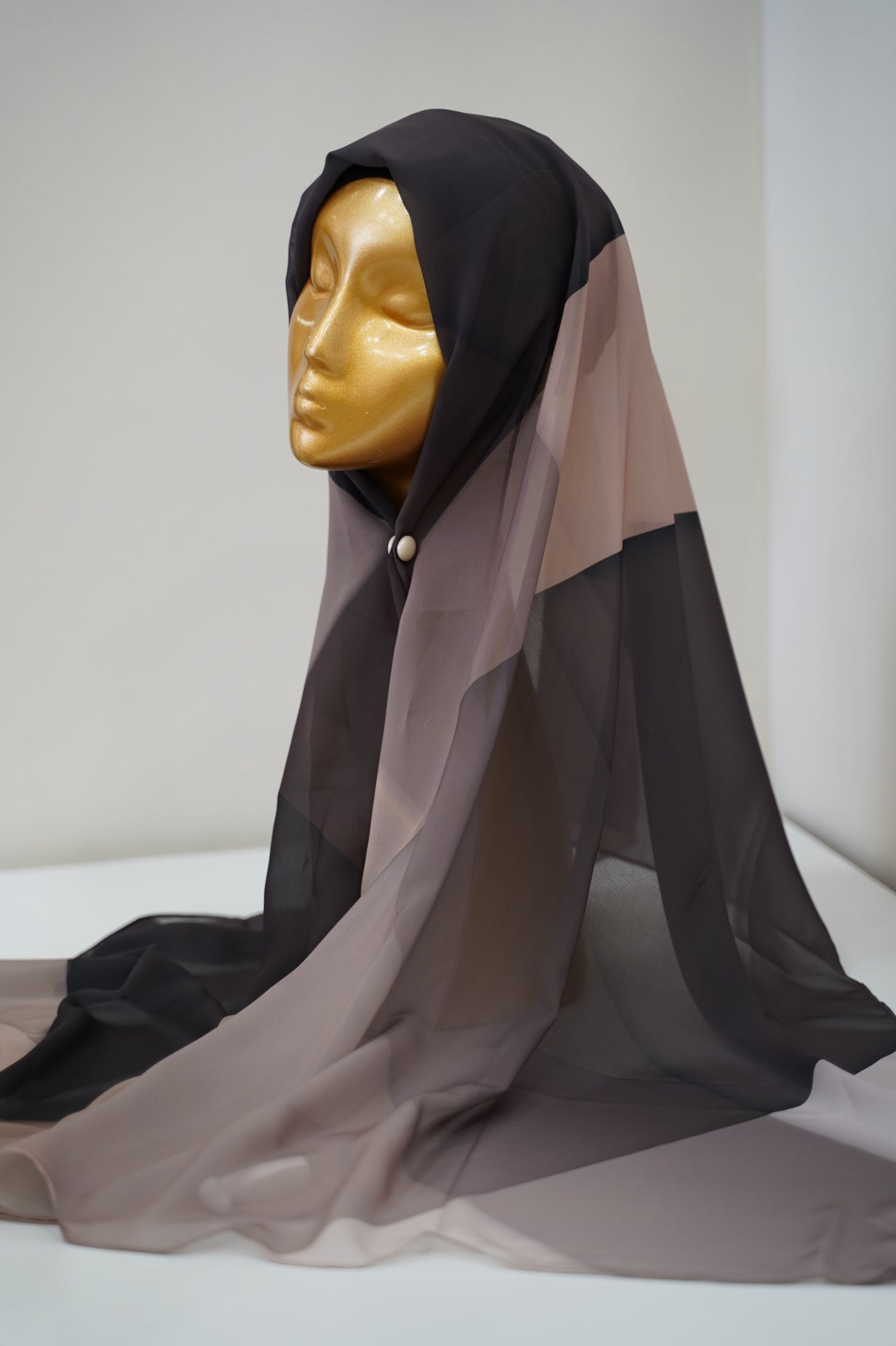 Foulard mousseline imprimé