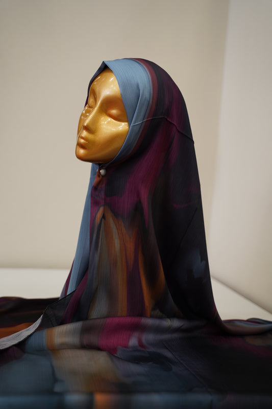 Foulard imprimé en soi