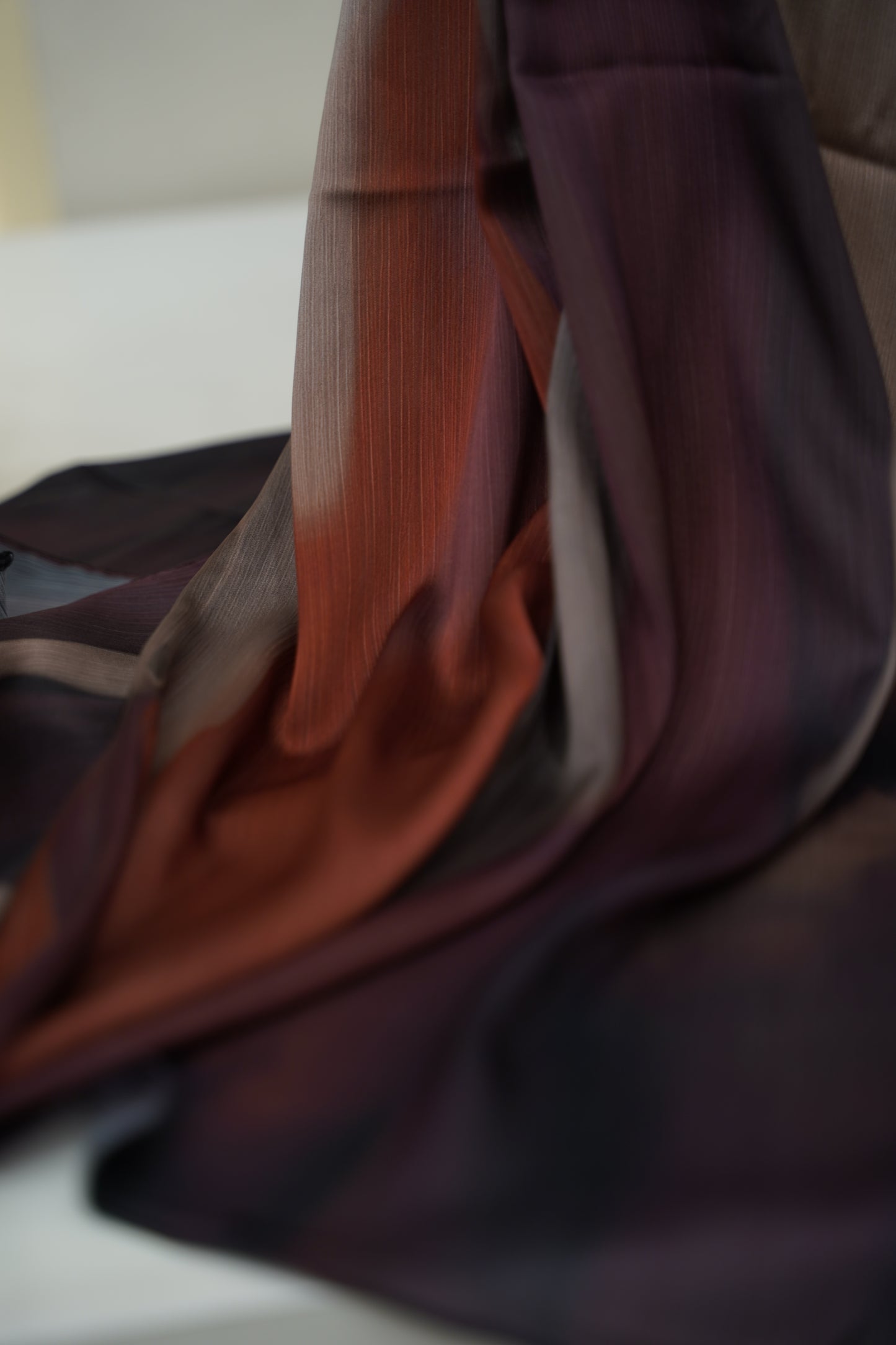 Foulard crepe de soi