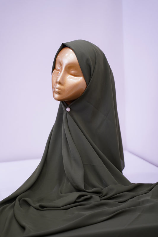Foulard crêpe chiffon 1,85/80 Bassamet