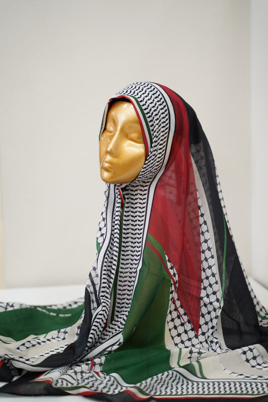 Foulard Palestine voile de coton