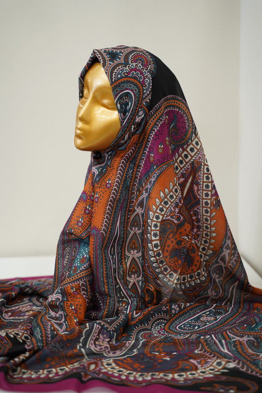 Foulard  imprimé 1,85cm/80cm