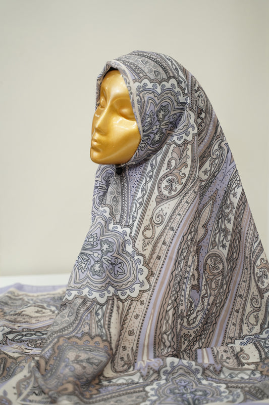 Foulard satiné imprimé