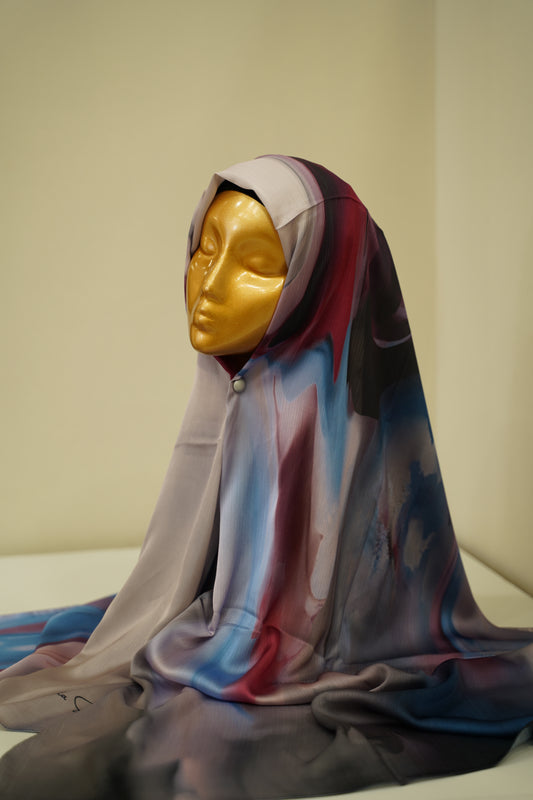 Foulard imprimé en soi