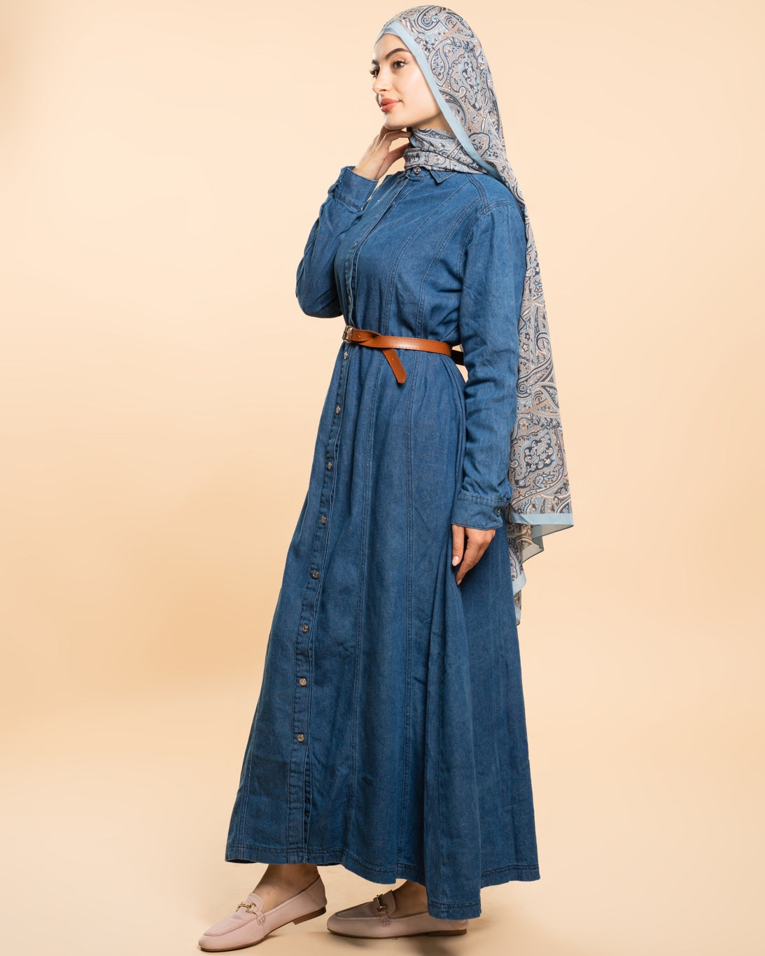 ROBE DJEAN AVEC CEINTURE