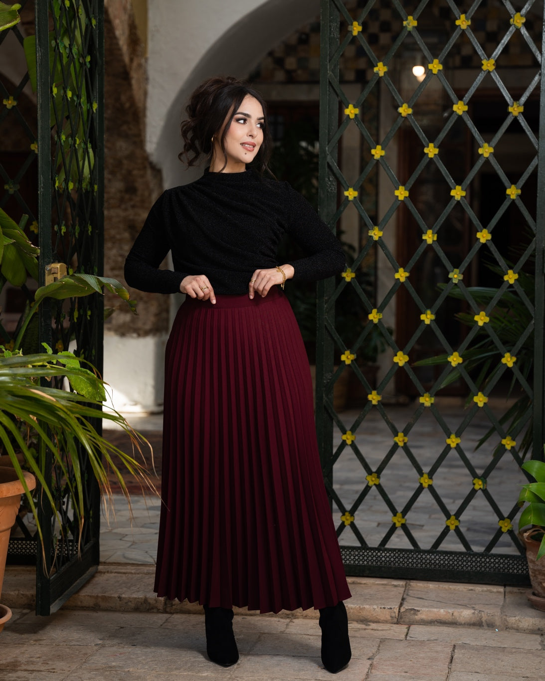 Pull Paillettes Drappé