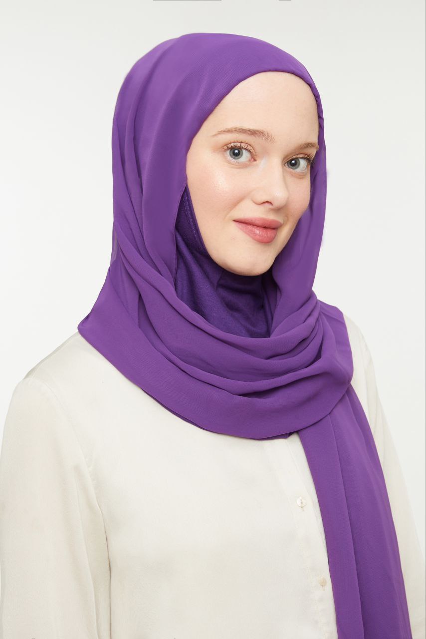 Foulard Mousseline Avec Bonnet Cagoule Intégrée