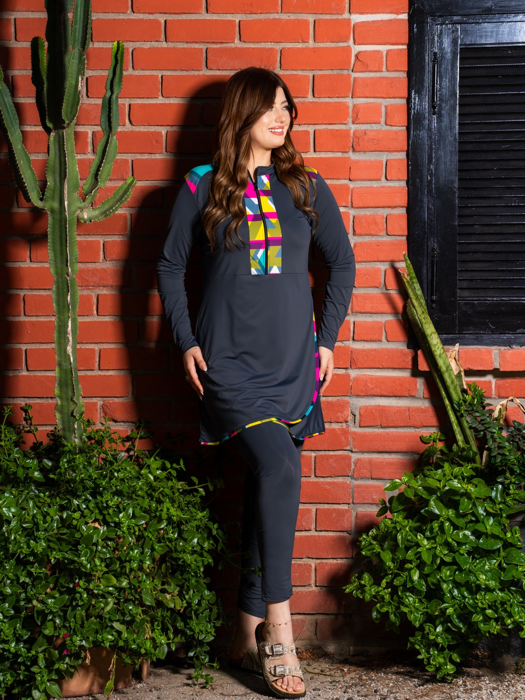BURKINI MARINA SAND GRAY