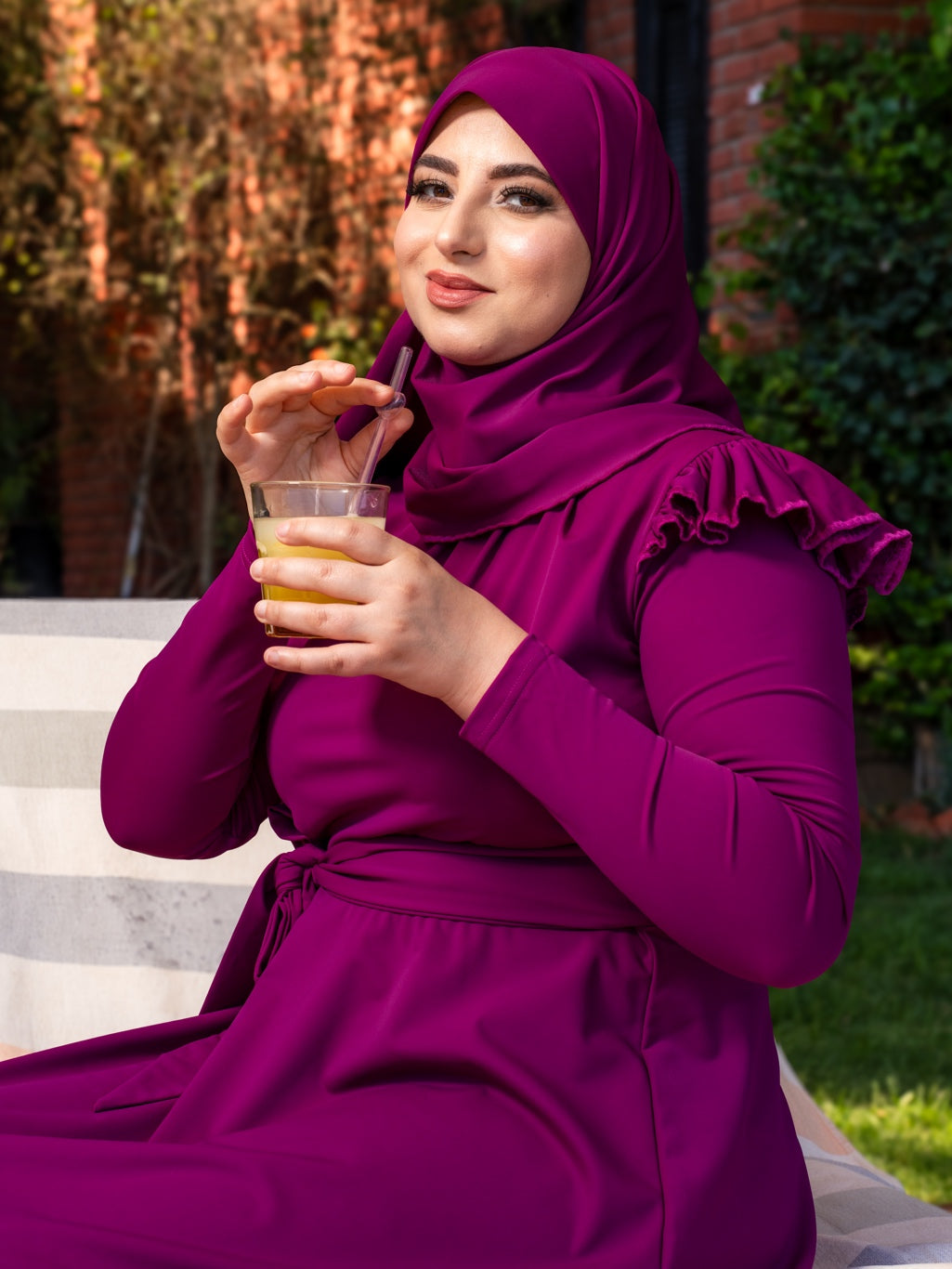 BURKINI MAXI PEARL PINK