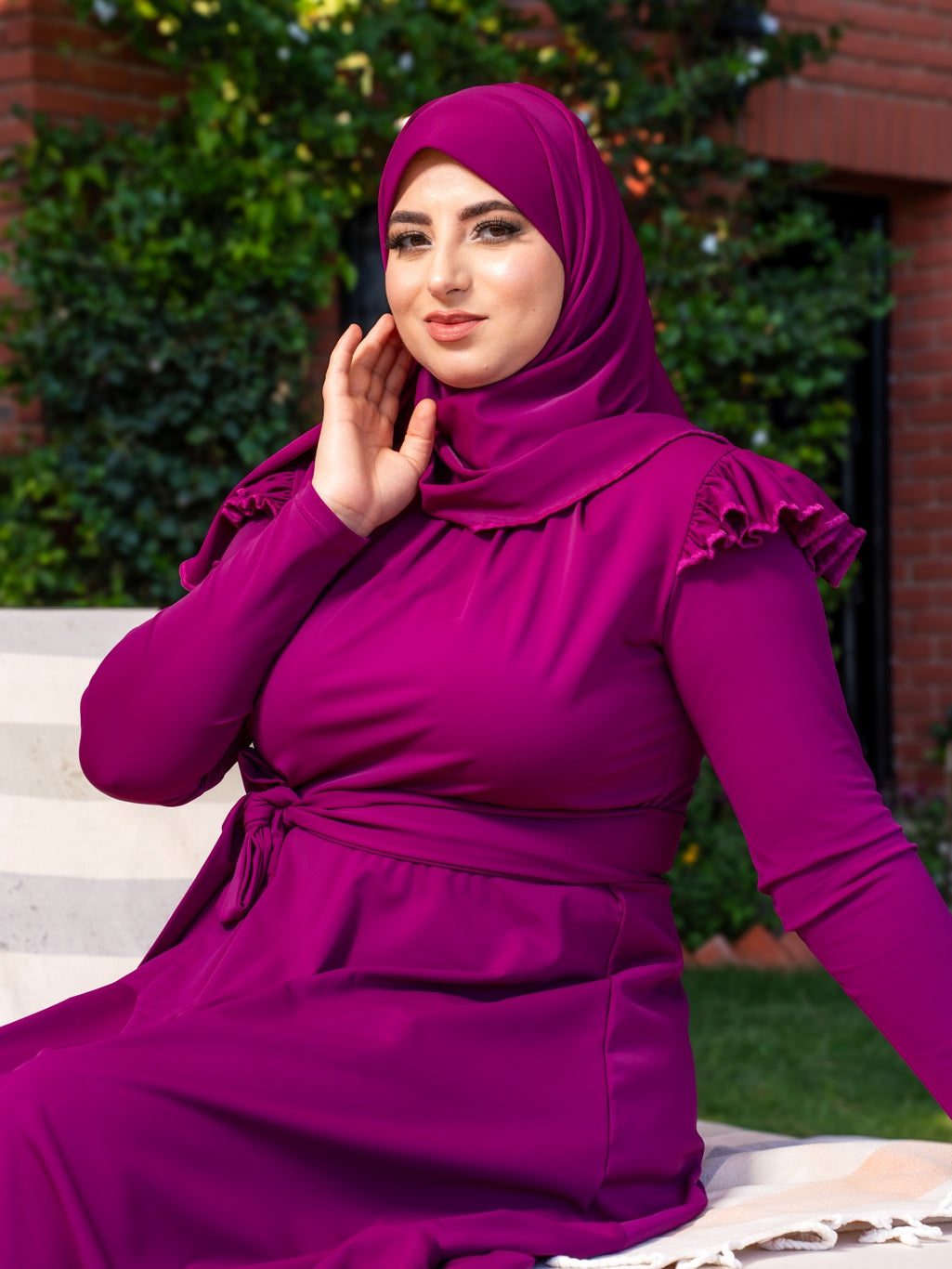 BURKINI MAXI PEARL PINK