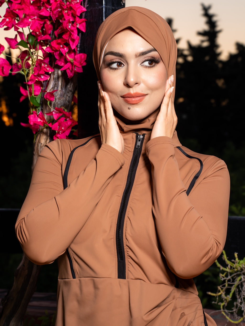BURKINI PALM BROWN