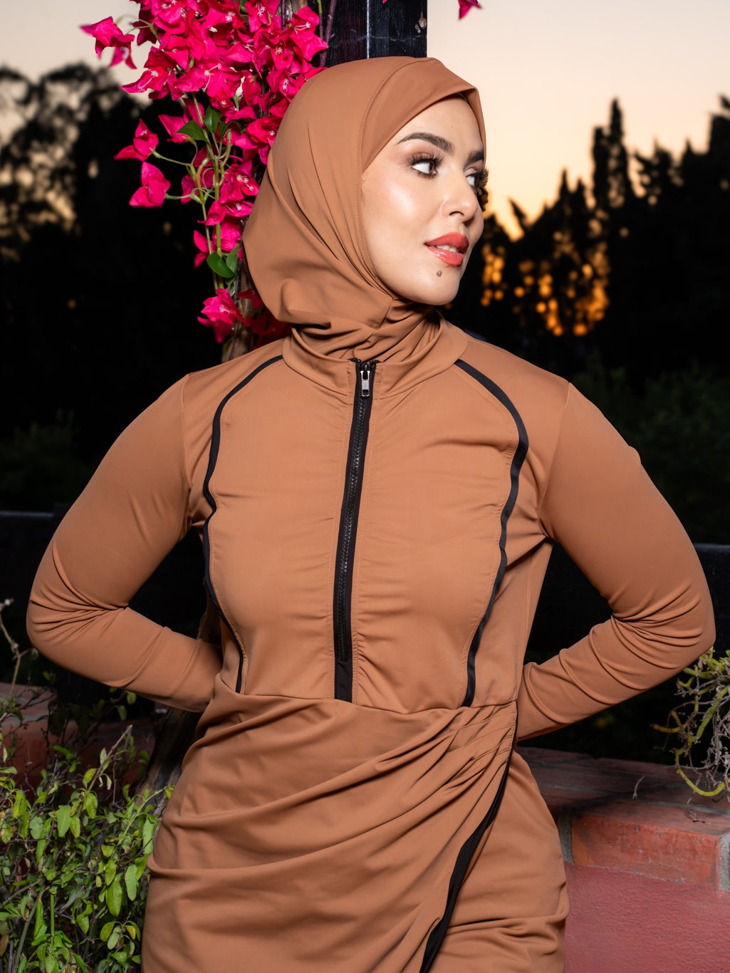 BURKINI PALM BROWN