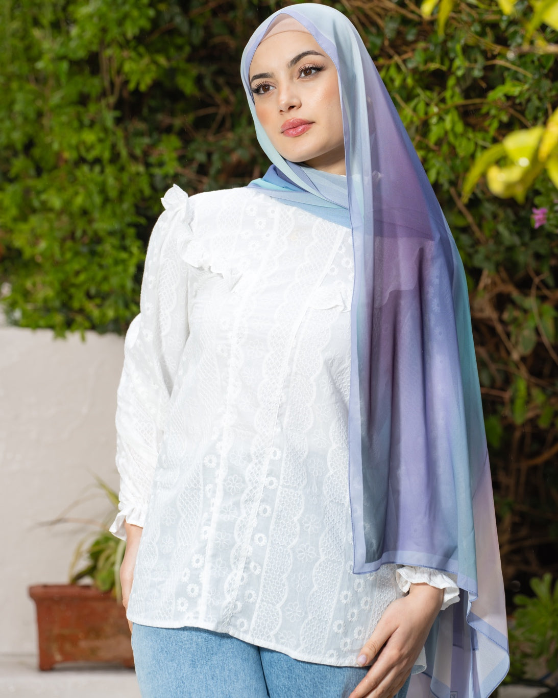Blouse En Broderie Anglaise Romantique