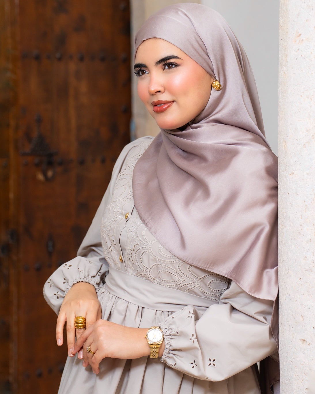 Foulard Satiné Lycra Karaca