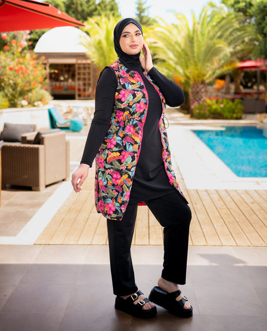 Burkini skipper Black 04
